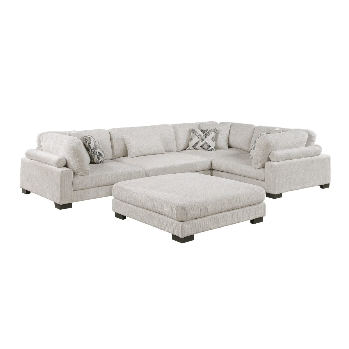Tinley 5-Piece Modular Sectional with Ottoman