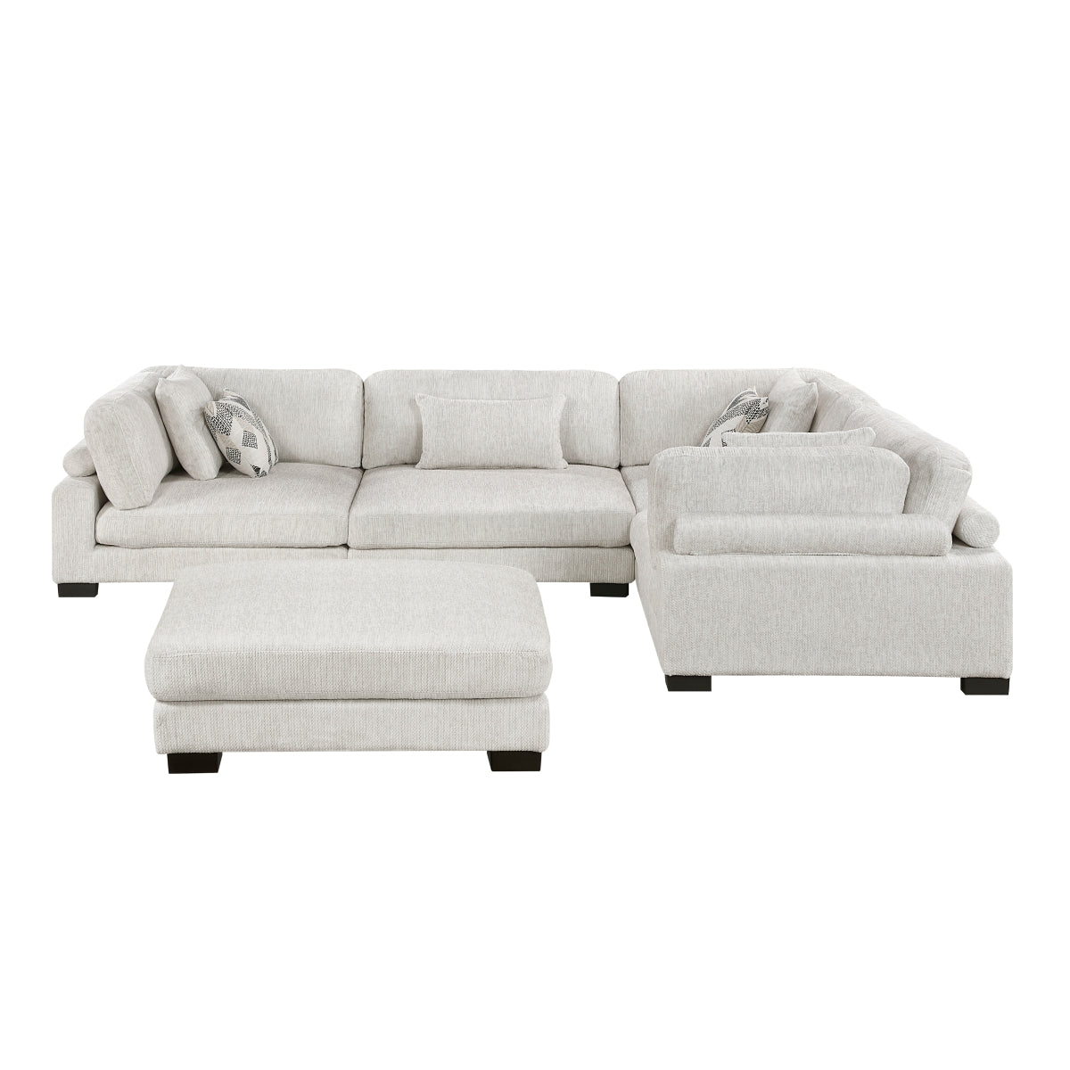 Tinley 5-Piece Modular Sectional with Ottoman