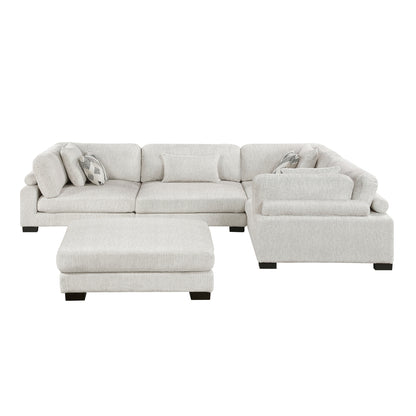 Tinley 5-Piece Modular Sectional with Ottoman