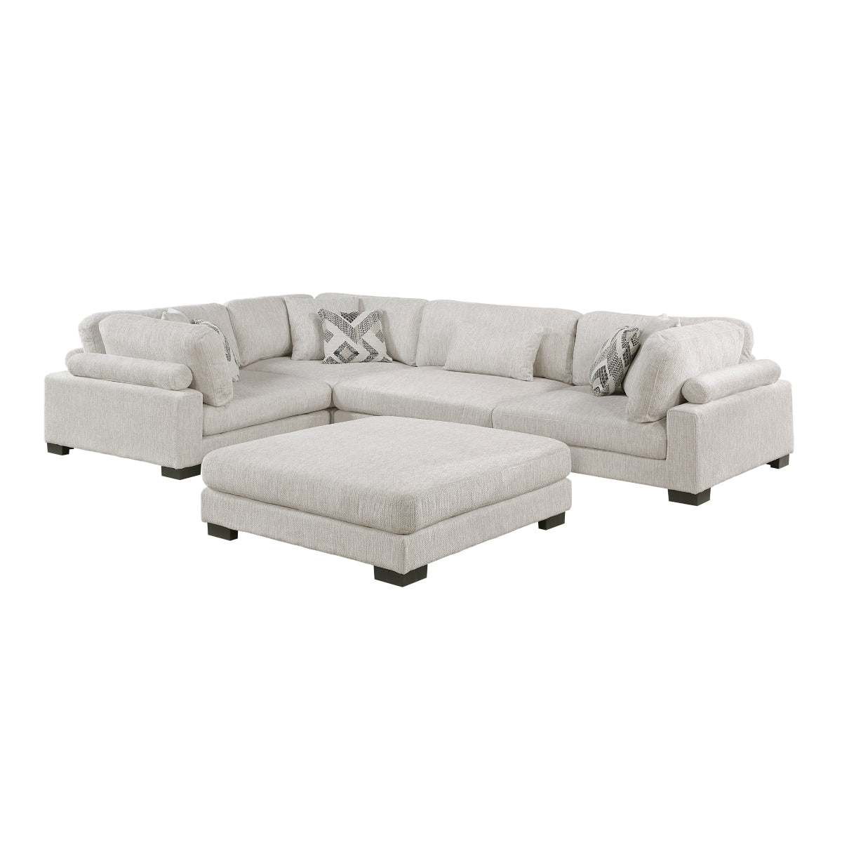 Tinley 5-Piece Modular Sectional with Ottoman