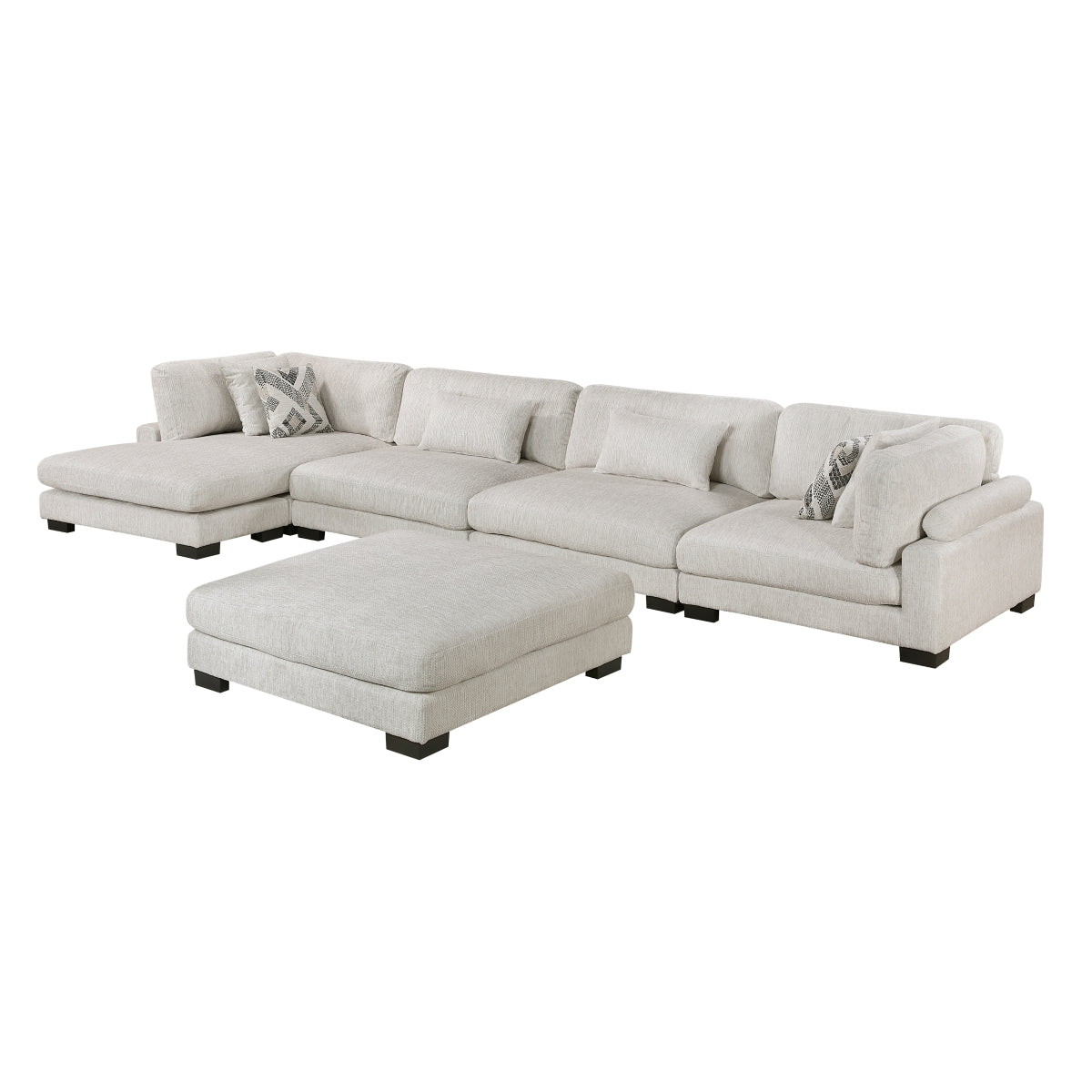 Tinley 5-Piece Modular Sectional with Chaise and Ottoman
