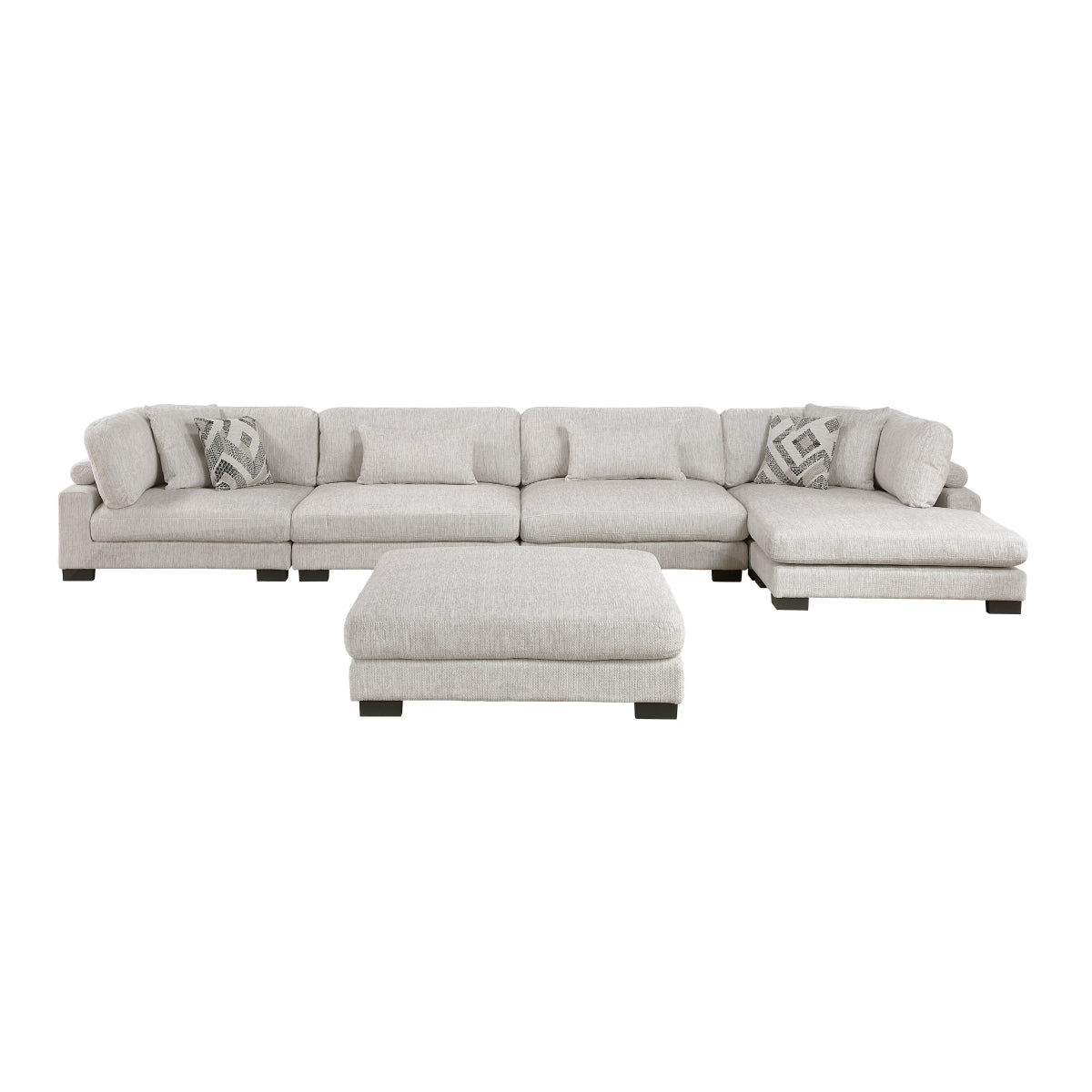 Tinley 5-Piece Modular Sectional with Chaise and Ottoman