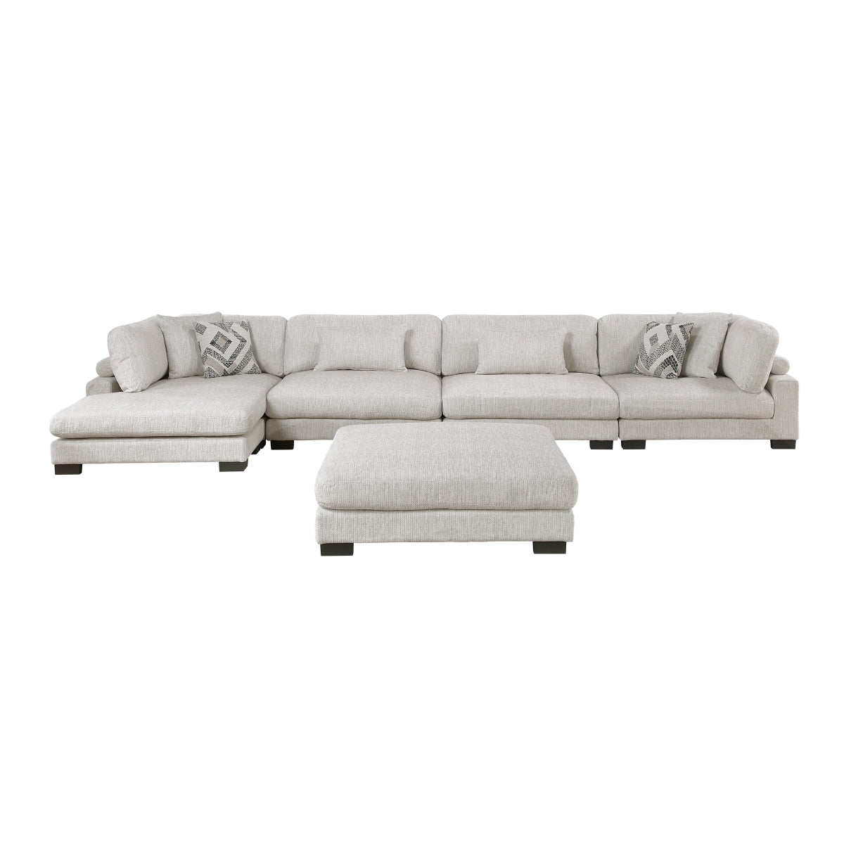 Tinley 5-Piece Modular Sectional with Chaise and Ottoman