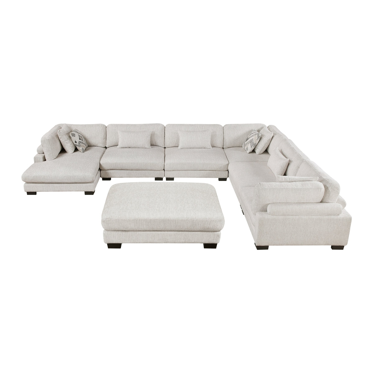 Tinley 7-Piece Modular Sectional with Ottoman