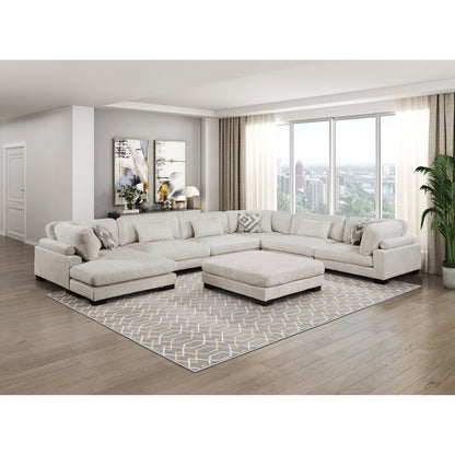 Tinley 7-Piece Modular Sectional with Ottoman