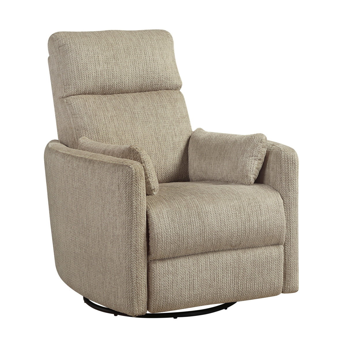 Tinley Swivel Glider Reclining Chair - Brown