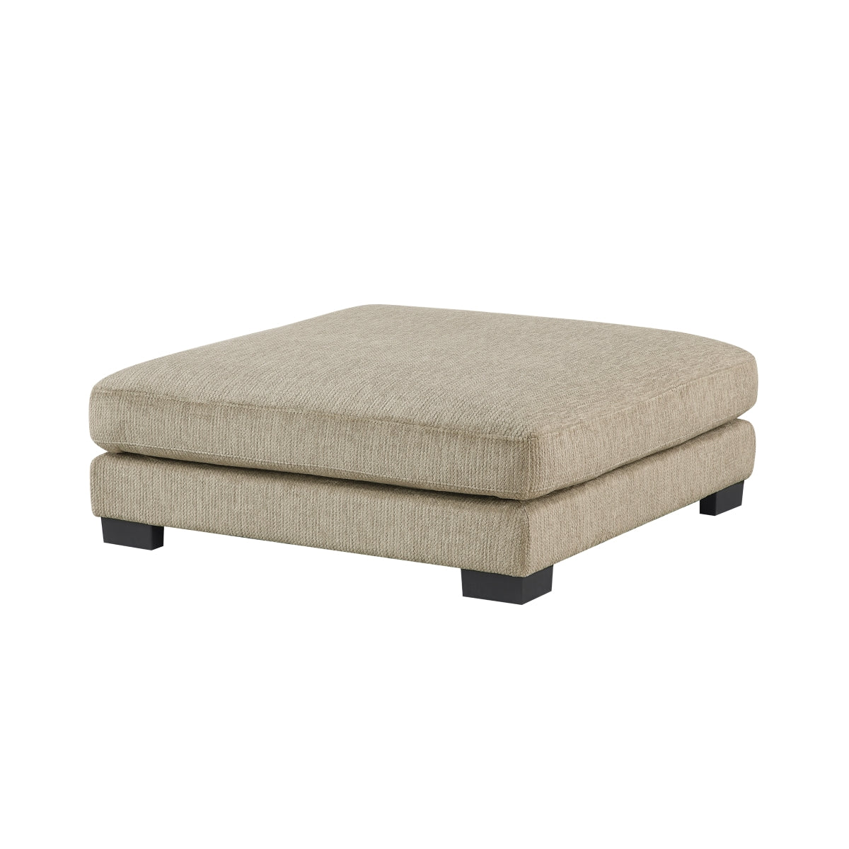 Tinley Ottoman - Brown