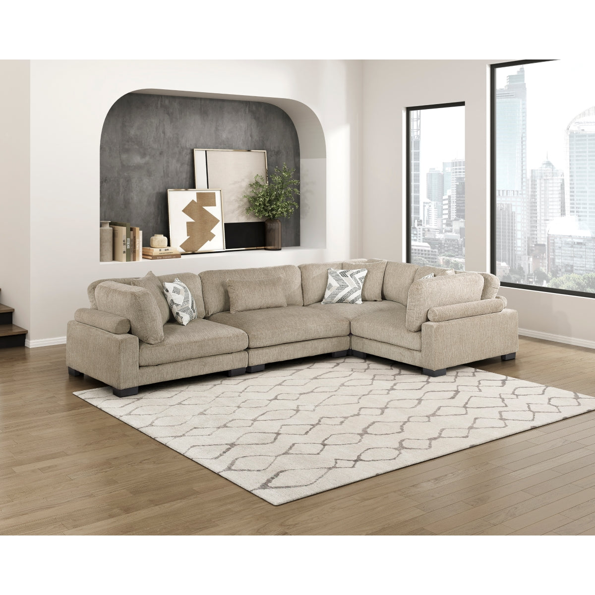Tinley 4-Piece Modular Sectional