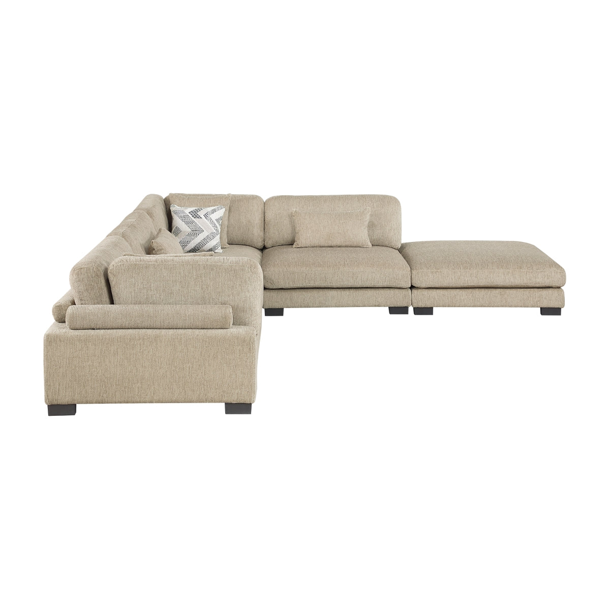 Tinley 5-Piece Modular Sectional with Ottoman