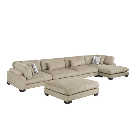 Tinley 5-Piece Modular Sectional with Chaise and Ottoman