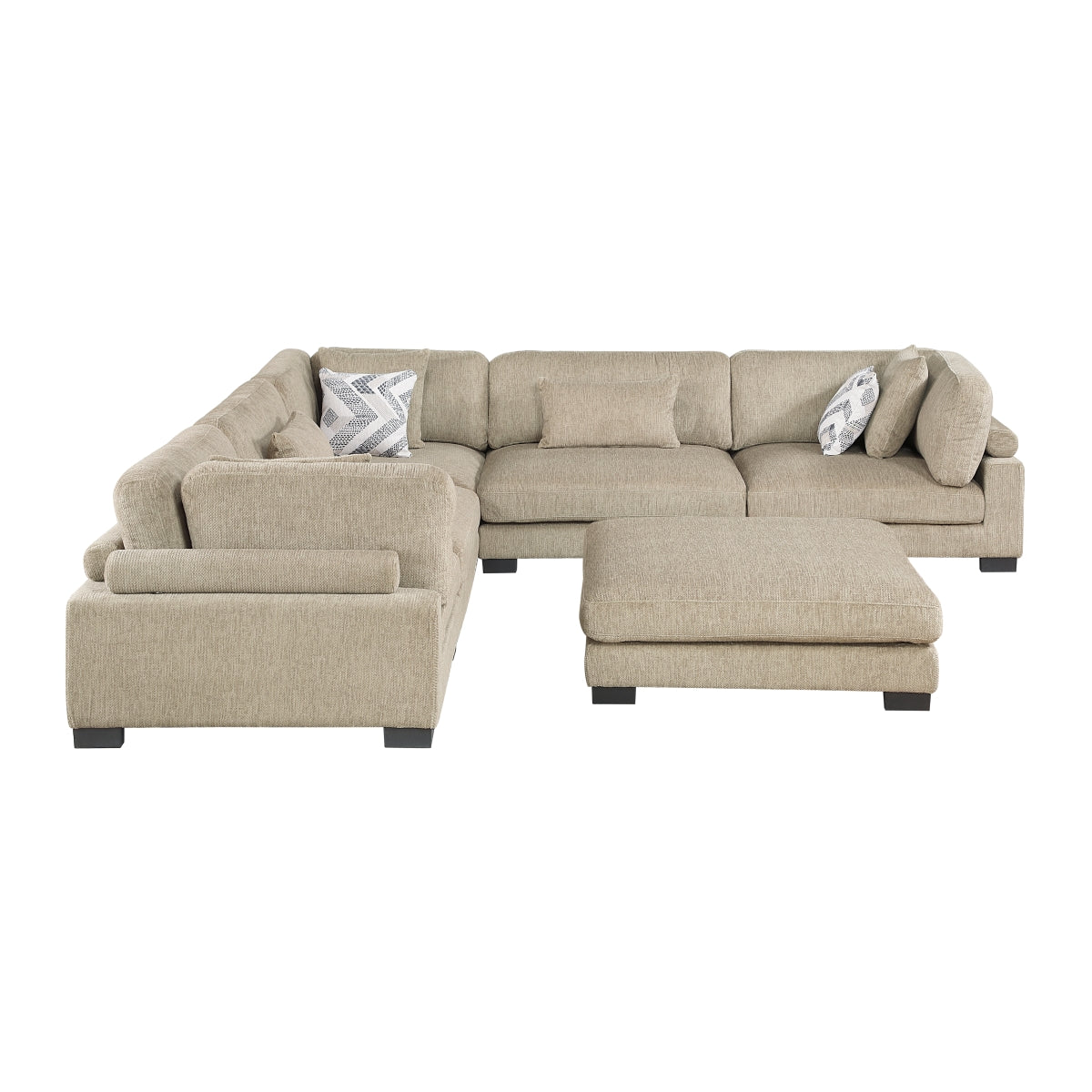 Tinley 6-Piece Modular Sectional with Ottoman