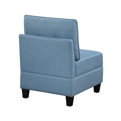 Garren Armless Chair with Storage