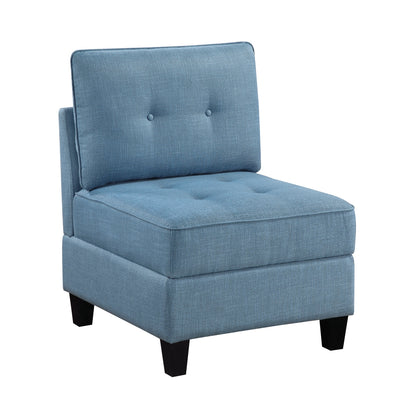 Garren Armless Chair with Storage