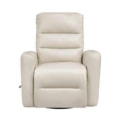 Dimitri Swivel Glider Reclining Chair - Beige