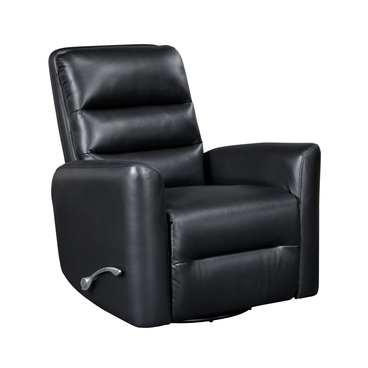 Dimitri Swivel Glider Reclining Chair - Black