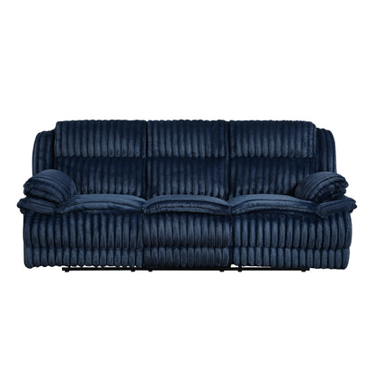 Goodland Double Reclining Sofa - Blue