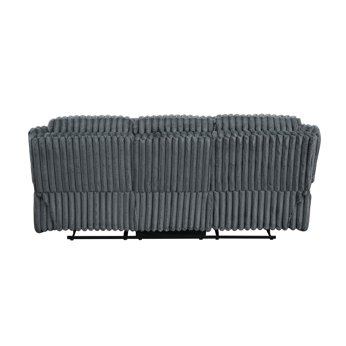 Goodland Double Reclining Sofa - Dark gray