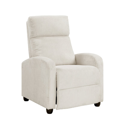 Parsons Push Back Reclining Chair - Beige