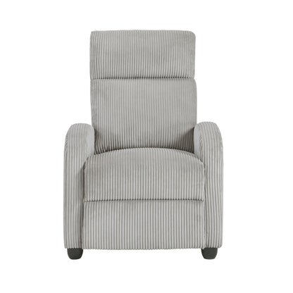 Parsons Push Back Reclining Chair - Light gray