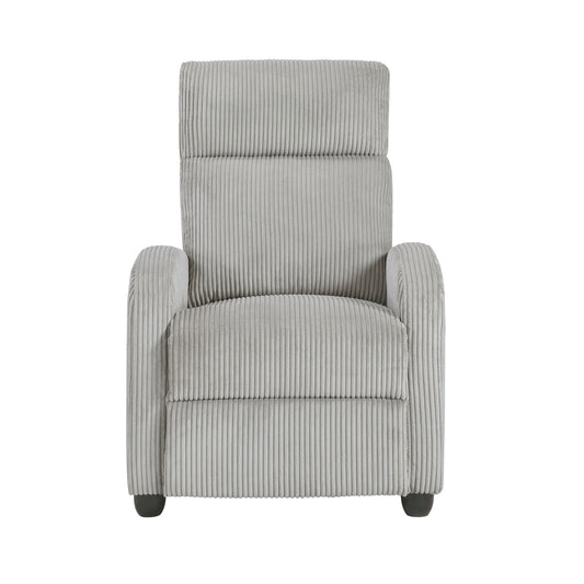 Parsons Push Back Reclining Chair - Light gray
