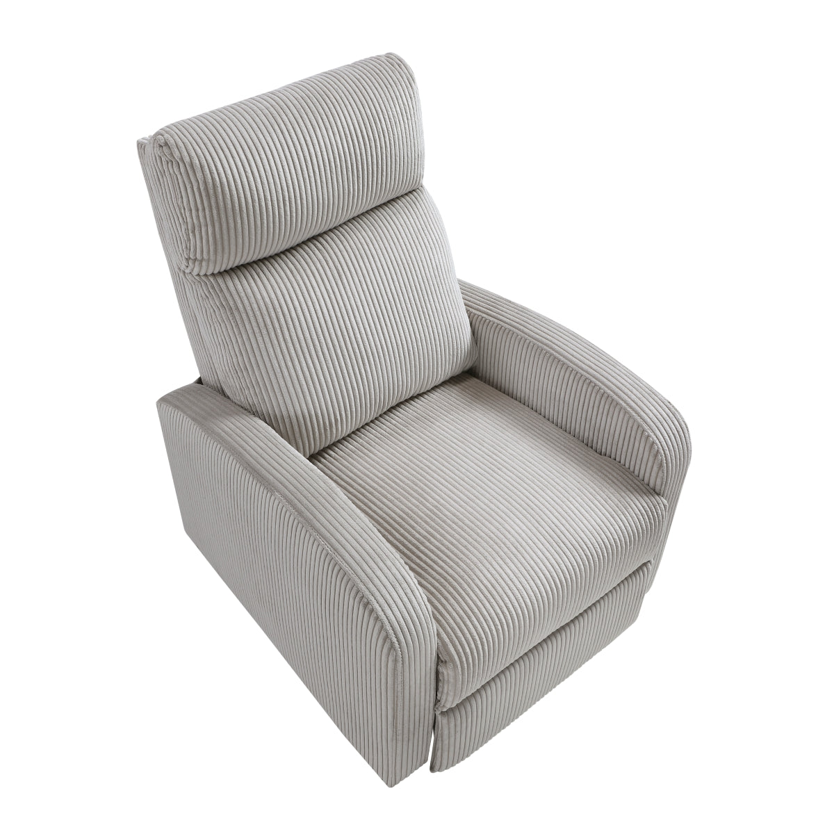 Parsons Push Back Reclining Chair - Light gray