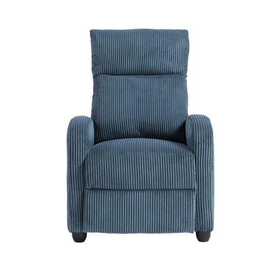 Parsons Push Back Reclining Chair - Midnight blue