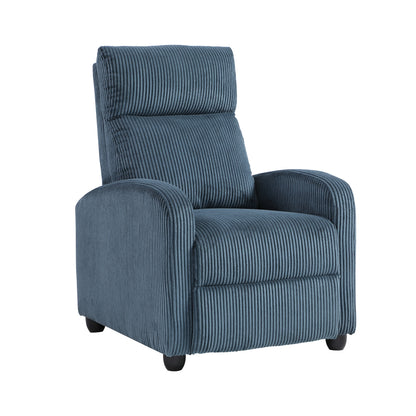 Parsons Push Back Reclining Chair - Midnight blue