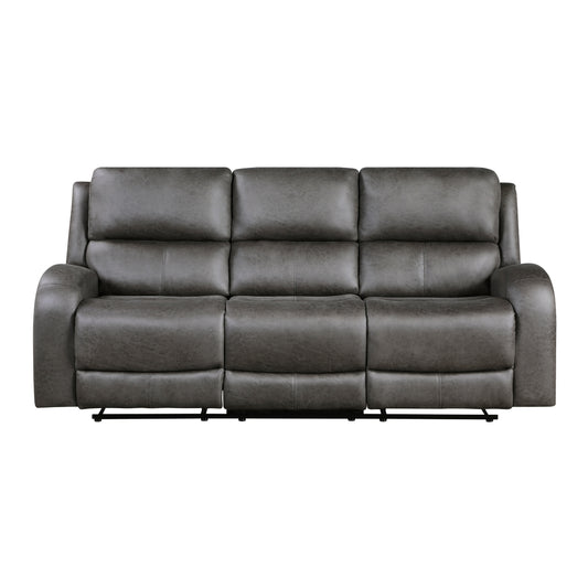 Pagosa Double Reclining Sofa - Gray