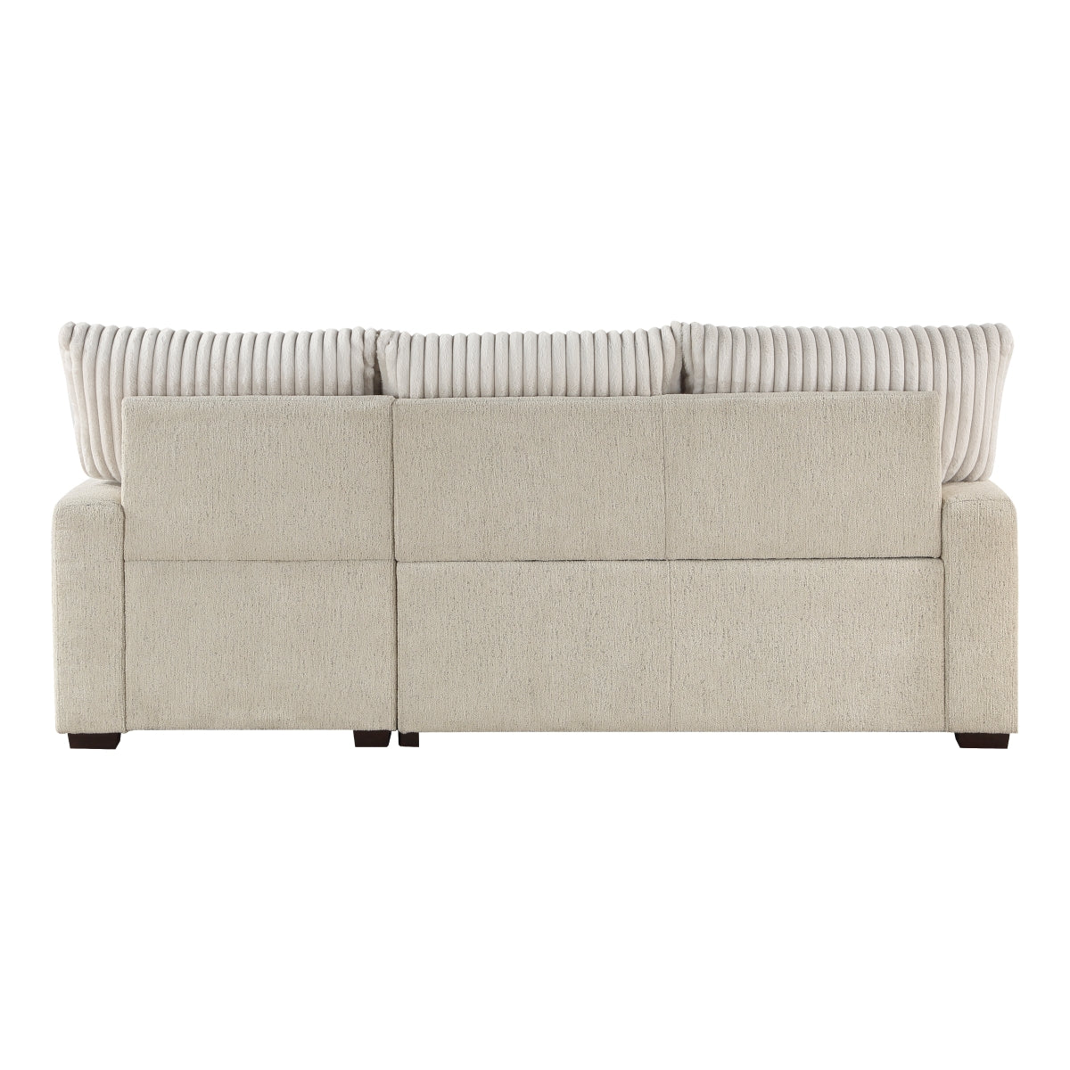 Gallatin 2-Piece Sectional with Right Chaise and Drop-Down Cup holders, Storage Pouch, Pull-out Bed and Hidden Storage