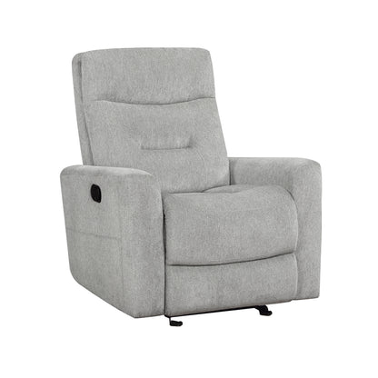 Lyndon Glider Reclining Chair - Gray