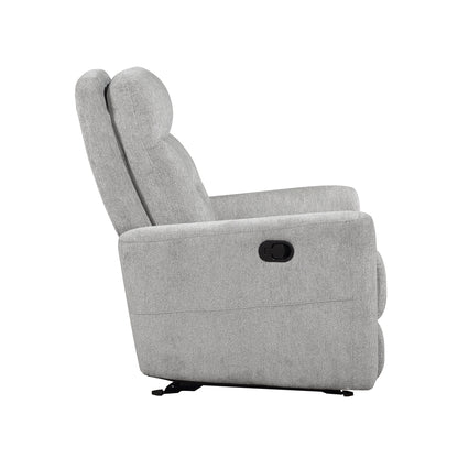 Lyndon Glider Reclining Chair - Gray
