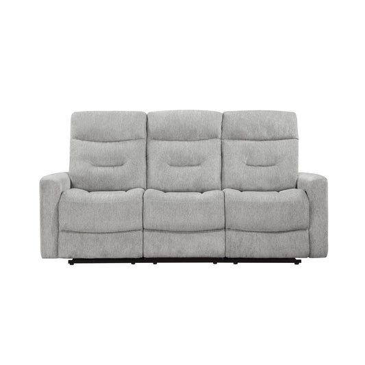 Lyndon Double Reclining Sofa - Gray