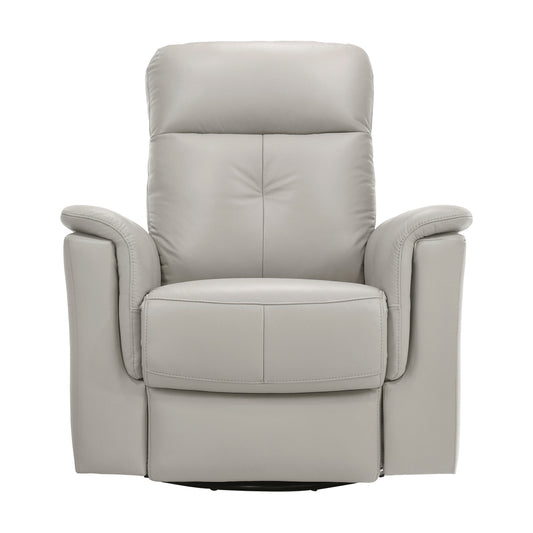 Bristow Swivel Glider Reclining Chair - Silver