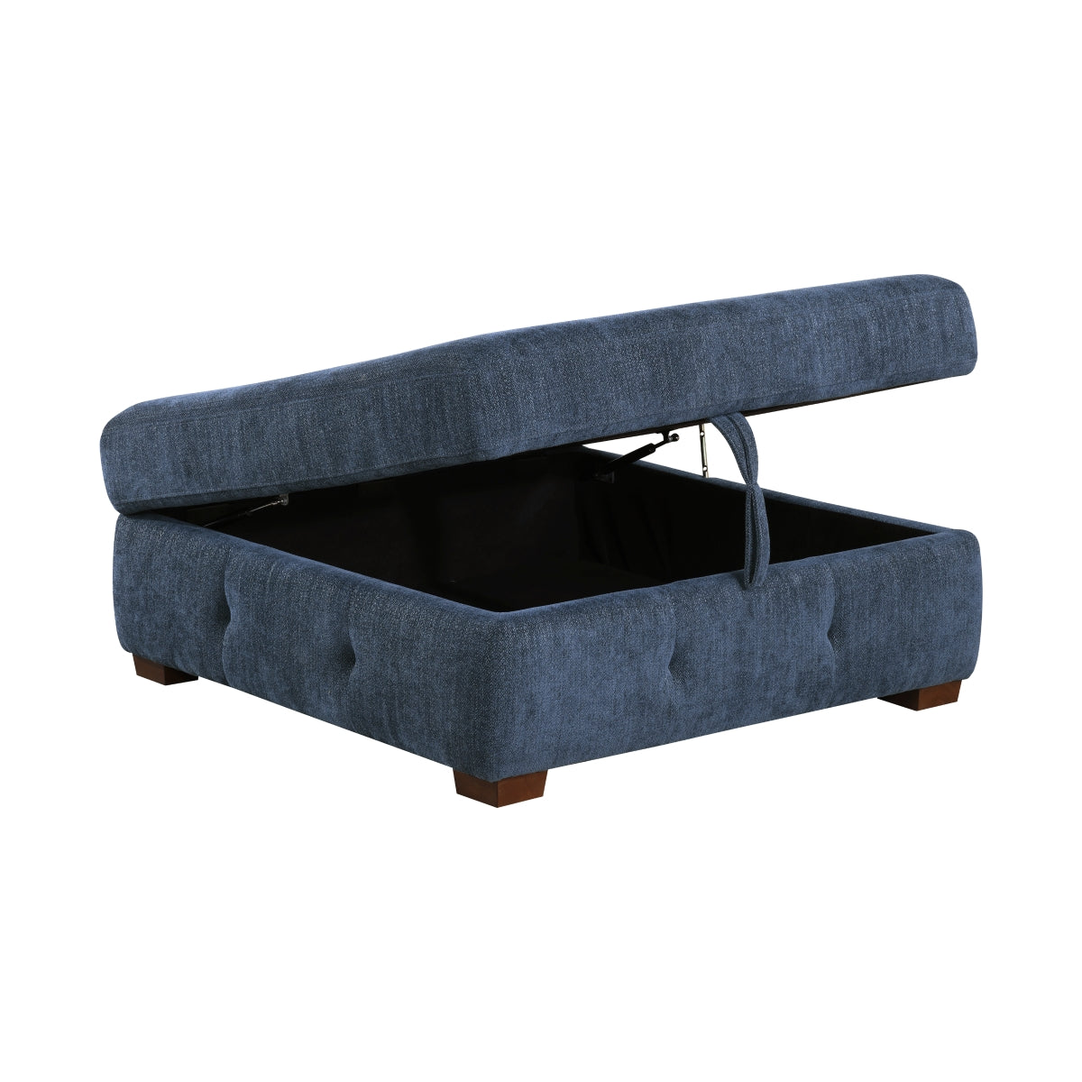 Raife Storage Ottoman - Blue
