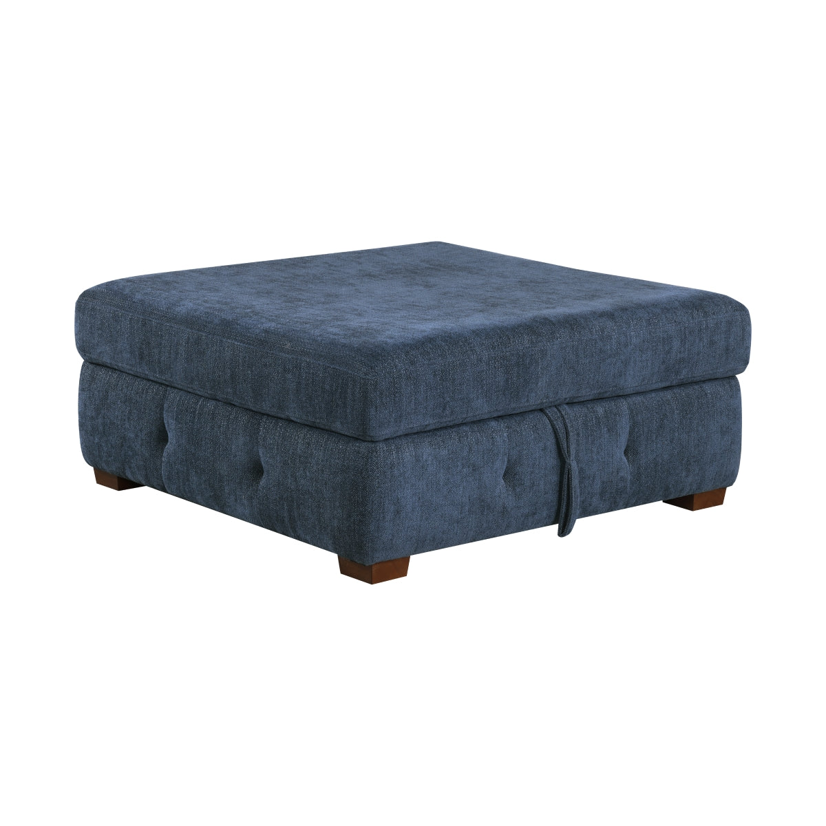 Raife Storage Ottoman - Blue