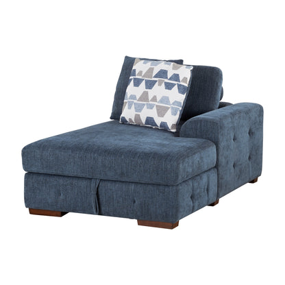 Raife Right Side Chaise with Hidden Storage