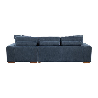Raife 2-Piece Sectional with Right Chaise and Pull-out Bed