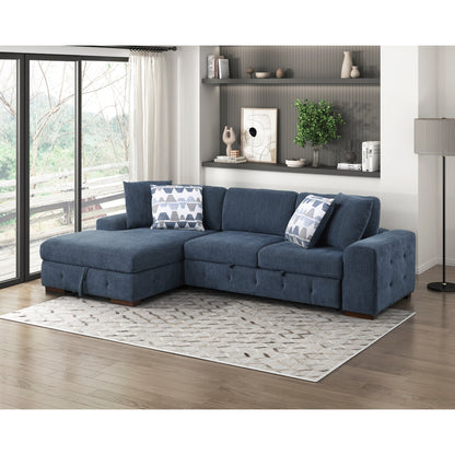 Raife 2-Piece Sectional with Left Chaise and Pull-out Bed