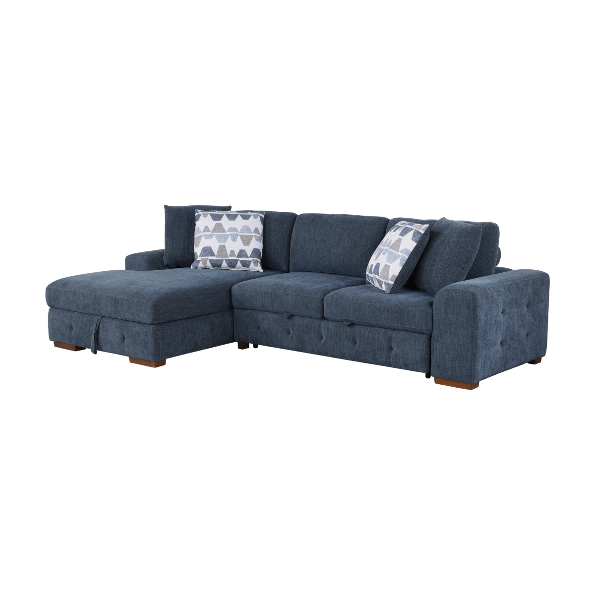 Raife 2-Piece Sectional with Left Chaise and Pull-out Bed