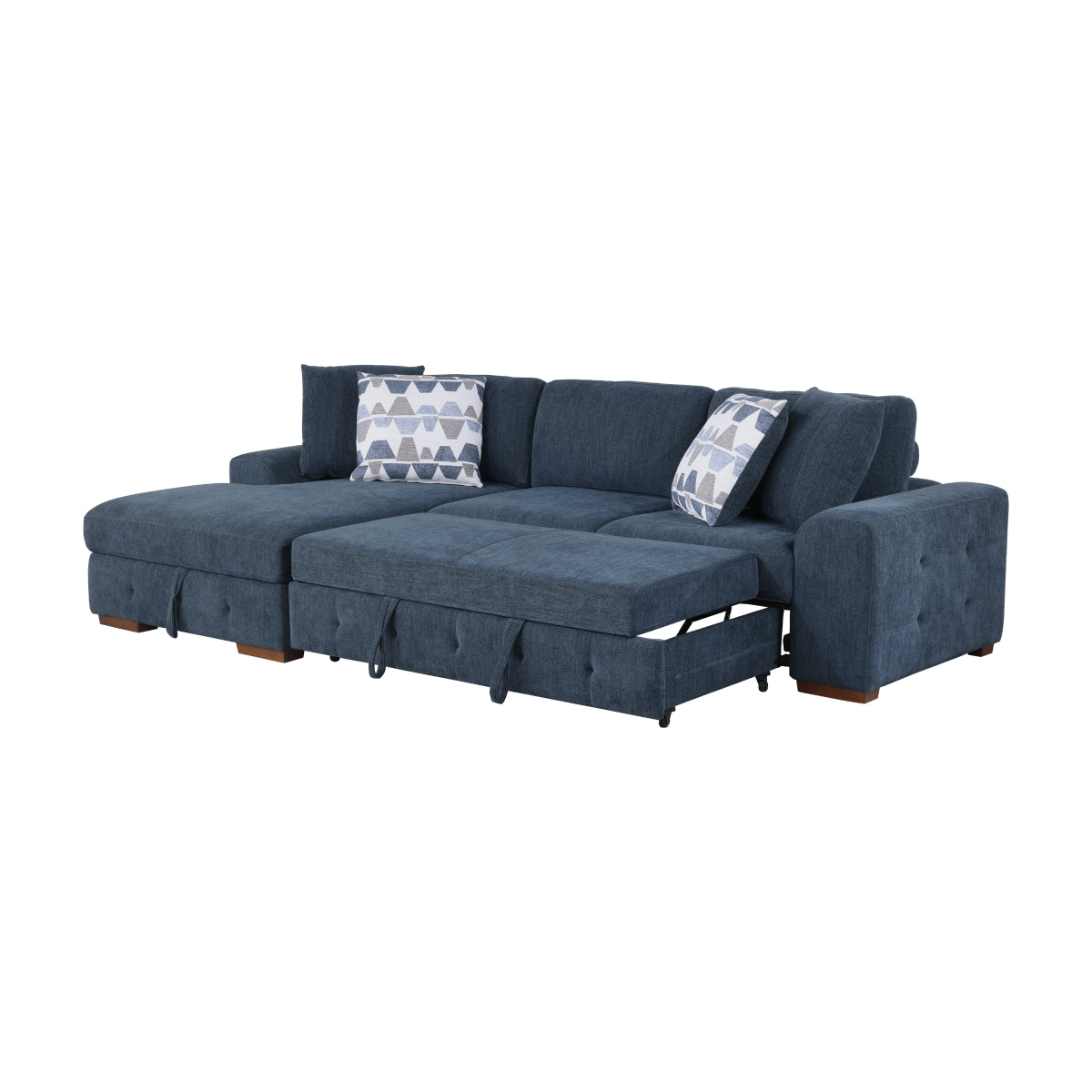 Raife 2-Piece Sectional with Left Chaise and Pull-out Bed