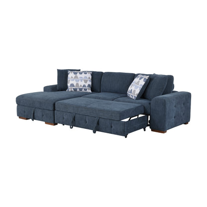 Raife 2-Piece Sectional with Left Chaise and Pull-out Bed