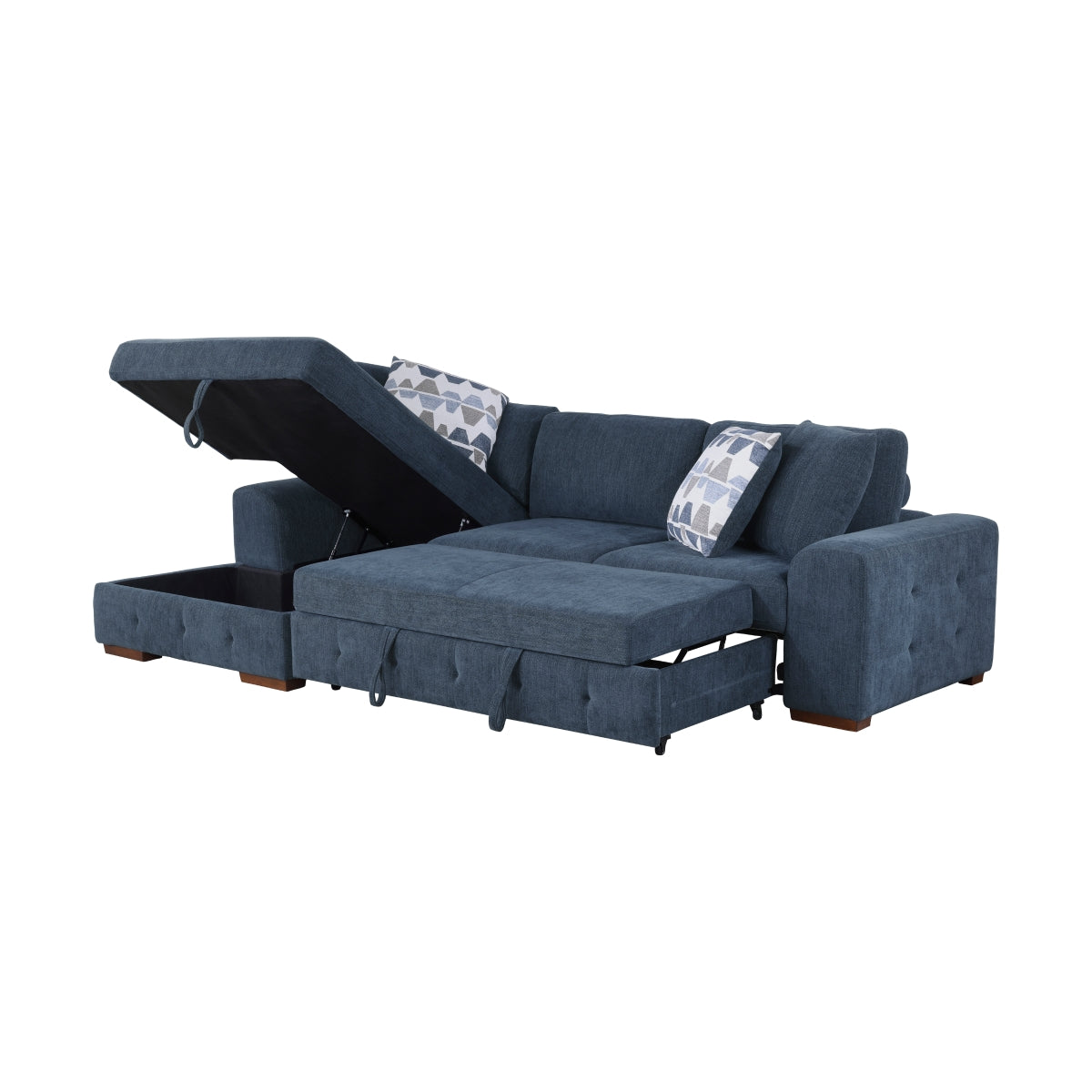 Raife 2-Piece Sectional with Left Chaise and Pull-out Bed