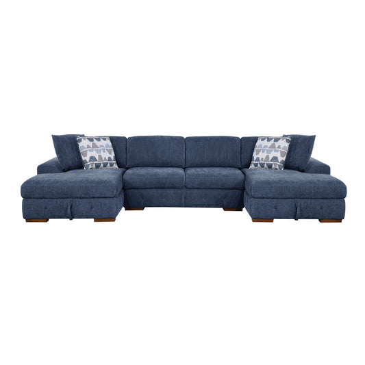 Raife 3-Piece Sectional with Left and Right Chaise