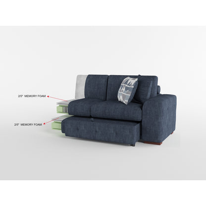 Raife 5-Piece Sectional with Right Chaise and Pull-out Bed