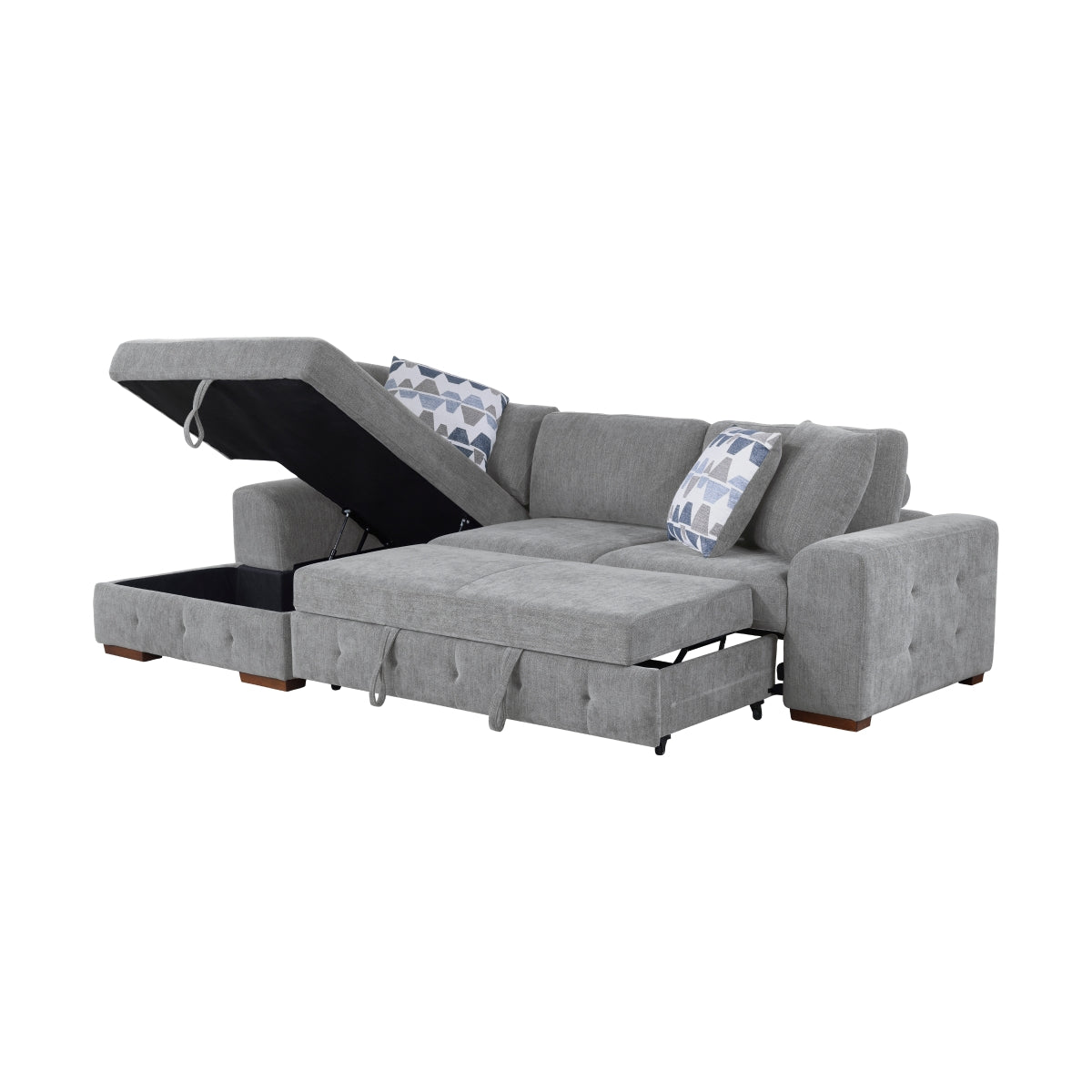 Raife 2-Piece Sectional with Left Chaise and Pull-out Bed