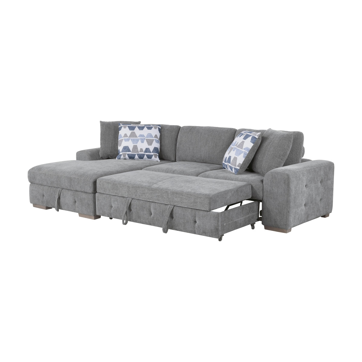 Raife 2-Piece Sectional with Left Chaise and Pull-out Bed