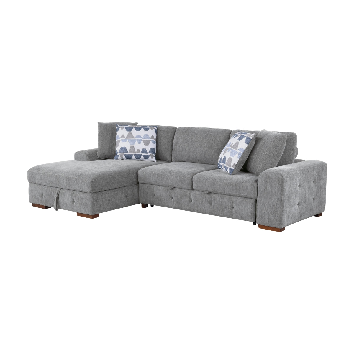 Raife 2-Piece Sectional with Left Chaise and Pull-out Bed