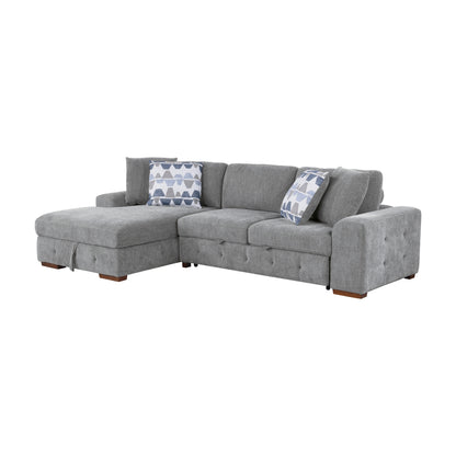 Raife 2-Piece Sectional with Left Chaise and Pull-out Bed