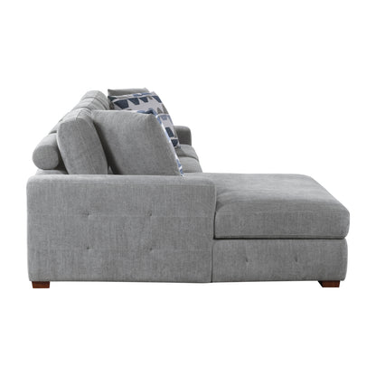 Raife 2-Piece Sectional with Left Chaise and Pull-out Bed