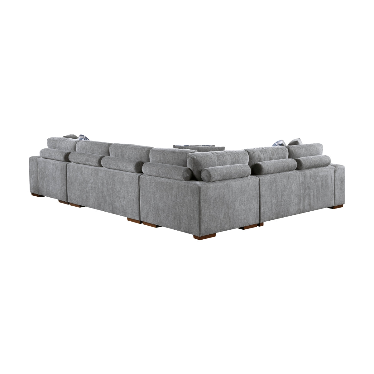Raife 4-Piece Sectional with Right Chaise and Pull-out Bed